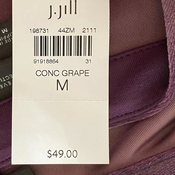 J Jill Wearever Purple Velvet Layering Tank Top - Picture 8 of 8